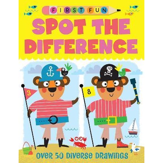 First Fun: Spot the Difference : Over 50 Diverse Drawings image 0