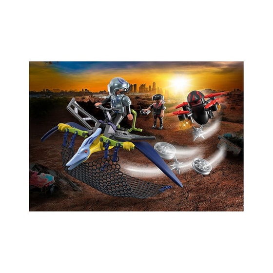PLAYMOBIL® Dino Rise Πτεροδάκτυκος και Μαχητές με Drone (70628) image 2