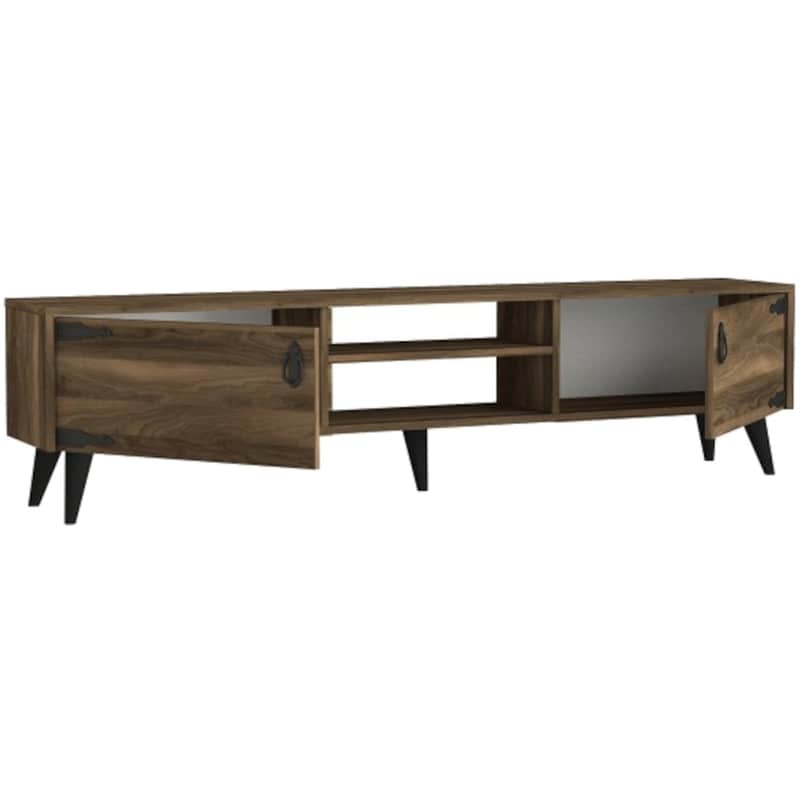 Έπιπλο Τηλεόρασης 24Mall Panarea από Μοριοσανίδα 180x29.5x49 cm - Καρυδί 24MALL