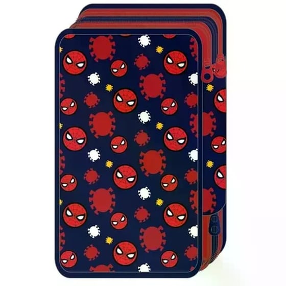 Κασετίνα Παραλληλόγραμμη Must Τριπλή Spiderman Thwip image 1