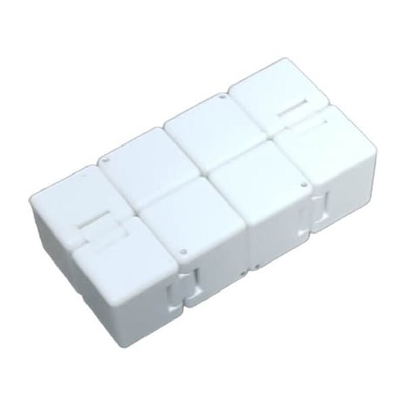 Anti Stress Fidget Infinite Cube – Αντιστρες Ατέρμονας Κύβος – Λευκό