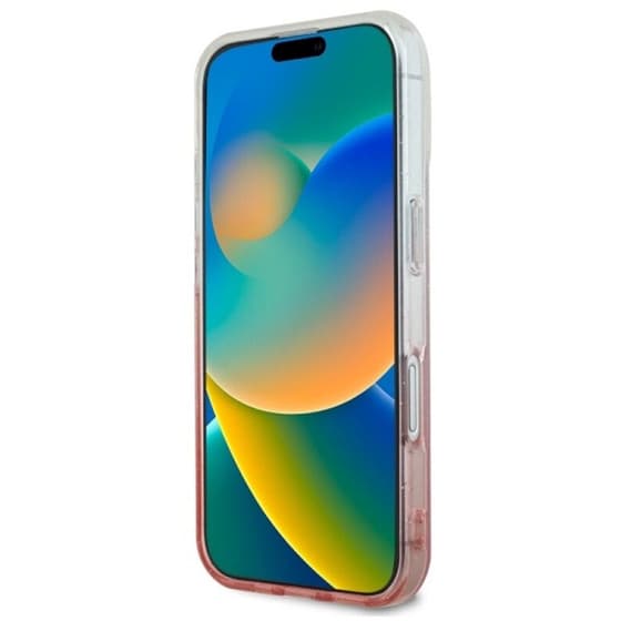 Θήκη Apple Iphone 16 - Guess Glitter Gradient with Magsafe Ροζ image 1