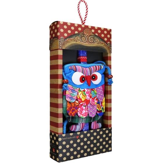 Λαμπάδα Synchronia Τσαντάκι&nbsp;Κουκουβάγια&nbsp;Μπλε image 1