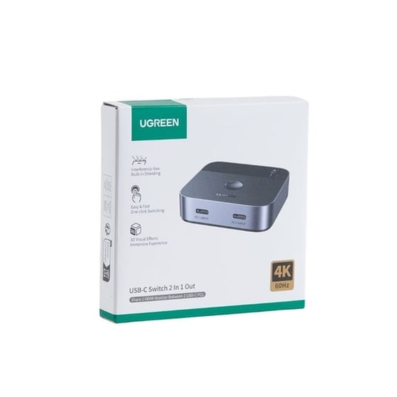 Ugreen Hub 2 Θυρών USB 2.0 με σύνδεση USB-CΚωδικός: 55451 image 2