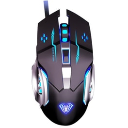 Aula Mountain S20 Μαύρο Gaming Ενσύρματο Ποντίκι