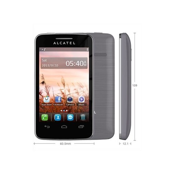 Alcatel One Touch 3040D Dual Sim Μαύρο image 2
