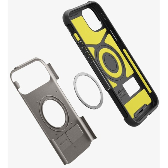 Θήκη Apple iPhone 15 - Spigen Slim Armor Magfit - Gunmetal image 4