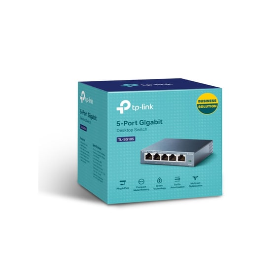 Διανομέας Δικτύου TP-Link TL-SG105 - 5 Port Gigabit Network Switch image 2