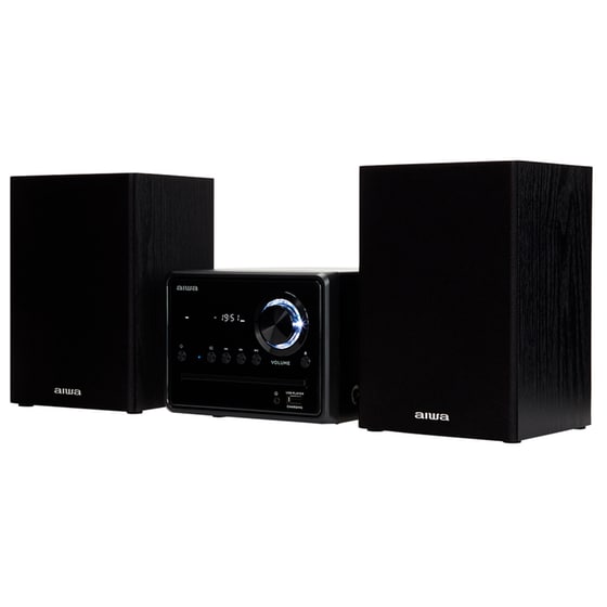 Ηχοσύστημα Aiwa MSBTU-300 2.0 20W Με CD/Digital Media Player - Μαύρο image 1