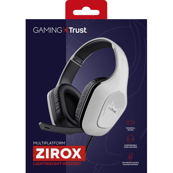 Trust GXT 415W Zirox Gaming Ενσύρματα Ακουστικά 3.5mm Λευκά image 7