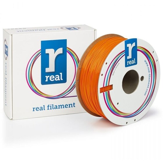 REAL FILAMENTS νήμα 3D εκτυπωτή PETG - 1kg 1.75mm - Πορτοκαλί image 0