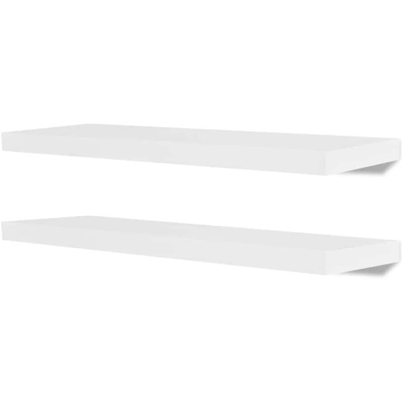 Ράφια Τοίχου VidaXL από MDF 80x20x3.8 cm 4 Τμχ - Λευκό VIDAXL