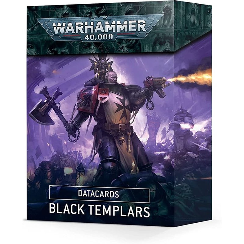 GAMES WORKSHOP Datacards: Black Templars Warhammer 40k GAMES WORKSHOP