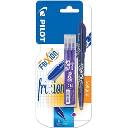 Στυλό Υγρής Μελάνης Pilot Frixion Ball 0.7mm Μωβ (+3 Ανταλλακτικά)