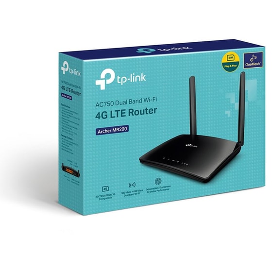 NTW ROUTER TP-LINK MR200 WRL 750MBps 4G image 3