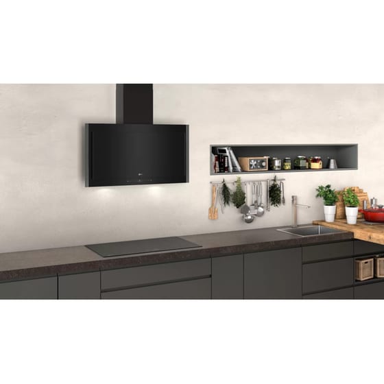 Απορροφτήρας Καμινάδα - Τζάκι NEFF D95FMS1G0 90 cm Μαύρο image 5