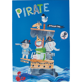 Τετράδιο Καρφίτσα 17Χ25Cm 40 Φύλλων Pirates
