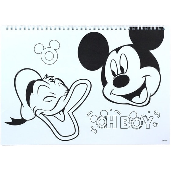 Μπλοκ Ζωγραφικής Gim A4 Mickey Cook and Dine image 4