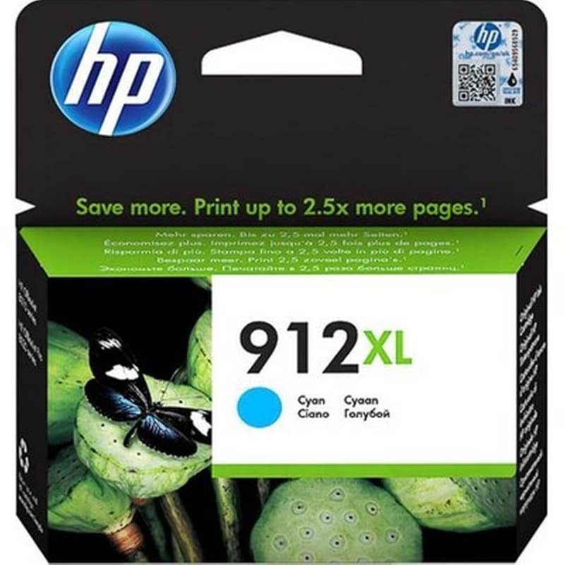 HEWLETT PACKARD HP 912XL Κυανό Μελάνι Εκτυπωτή