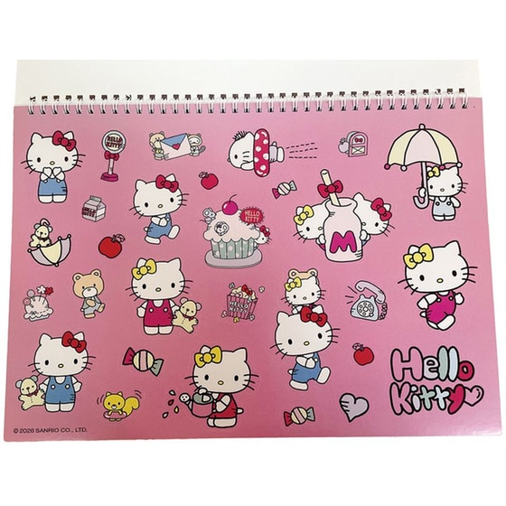 Μπλοκ Ζωγραφικής & Αυτοκόλλητα Gim 40Φ. Hello Kitty image 2