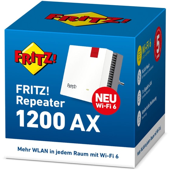 AVM Fritz Reapeter 1200 AX Wi-Fi 6 Extender 3.000 Mbps image 4