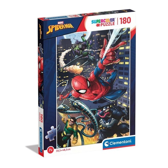 Παιδικό Παζλ Clementoni Supercolor Marvel Spiderman (180 Κομμάτια) image 0
