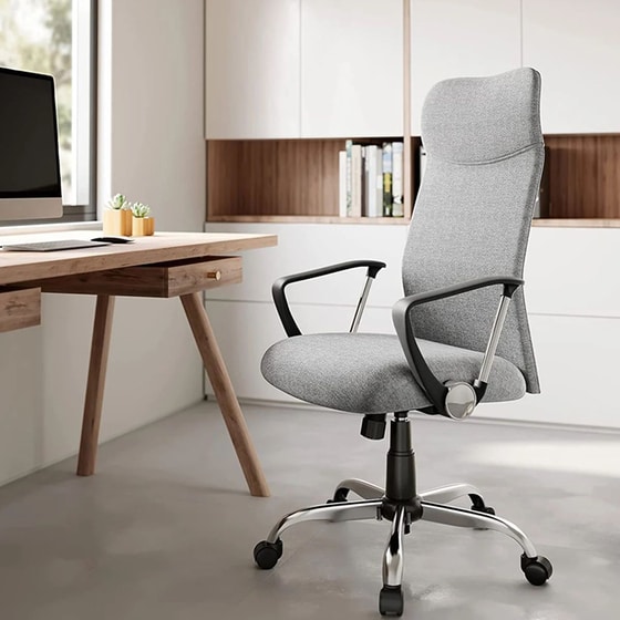 Καρέκλα Γραφείου Songmics Obn034g01 63x63x120 cm - Γκρι image 2