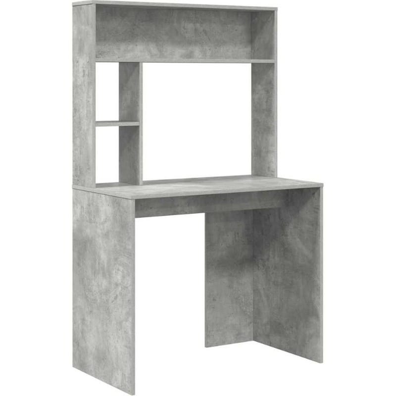 Γραφείο VidaXL από Επεξεργασμένο Ξύλο 91x50x149 cm - Γκρι Σκυροδέματος
