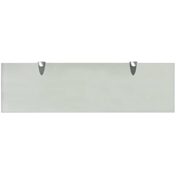 Ράφια Τοίχου VidaXL από Γυαλί 70x0.8x20 cm 2 Τμχ - Λευκό image 3