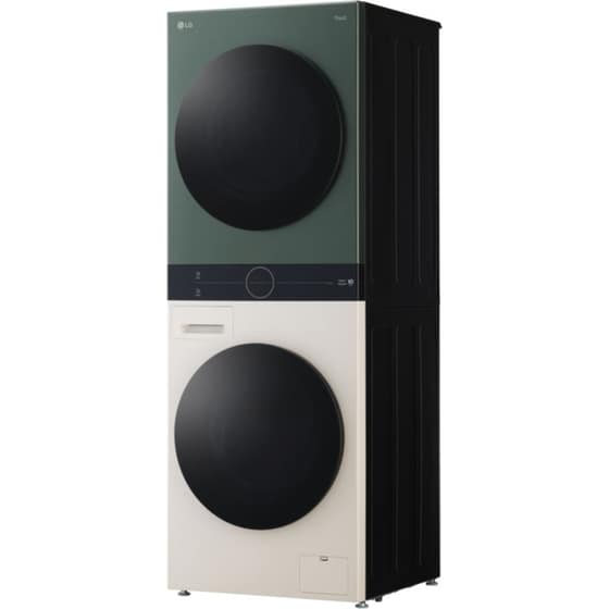 LG WT1210EGF WashTower 12kg/10kg 1.400 Στροφές με WiFi Μπεζ/Πράσινο Πλυντήριο Στεγνωτήριο Ρούχων image 1