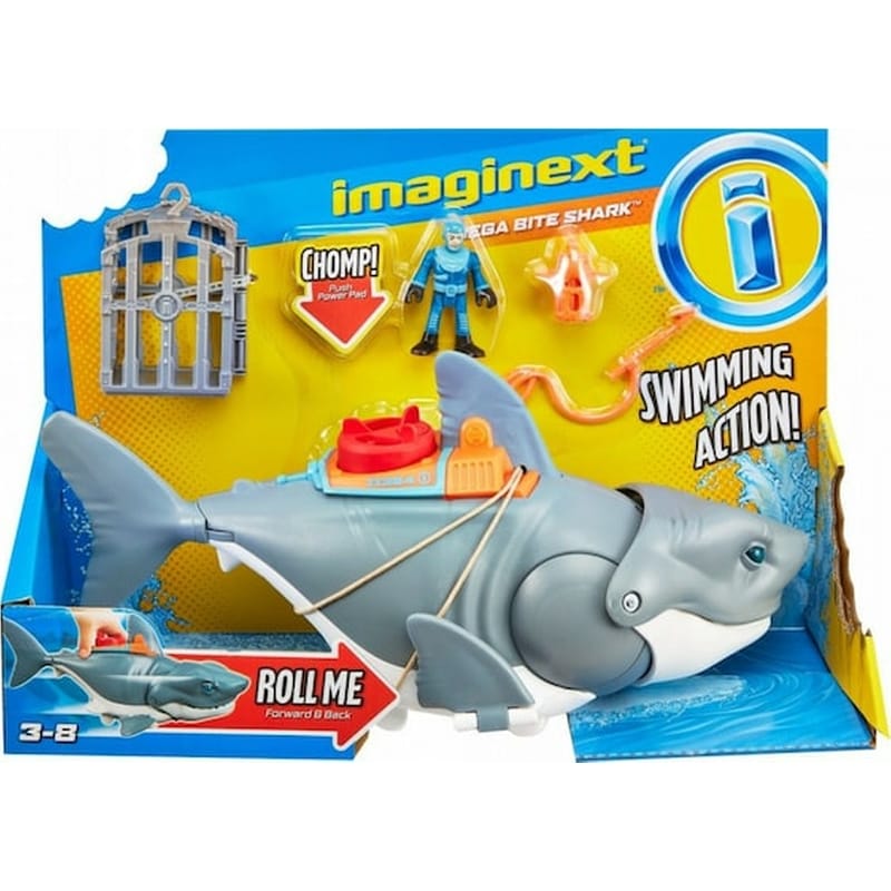 Fisher Price Imaginext: Mega Bite Shark (gkg77)