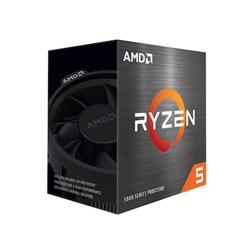 AMD Επεξεργαστής Amd Ryzen 5 5600x Box Am4 (3,70hz) With Wraith Spire Cooler