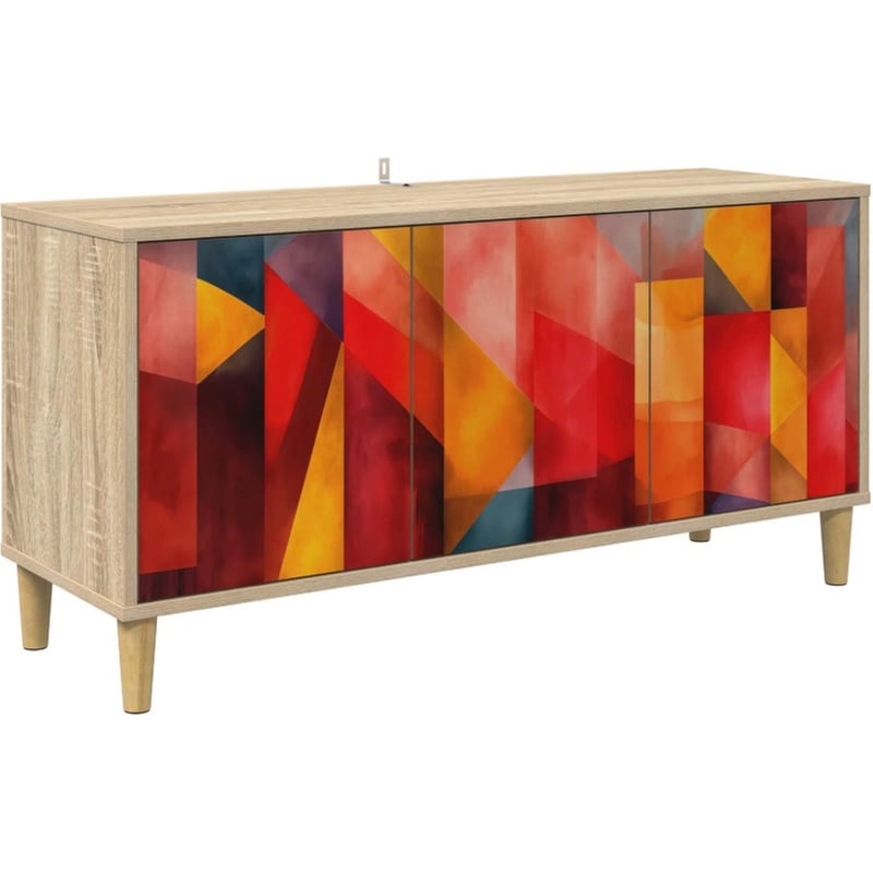 Έπιπλο Τηλεόρασης VidaXL HEESCH 102 x 33 x 50 cm - Sonoma Δρυς
