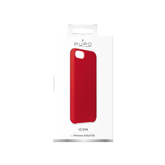 Θήκη iPhone 6/6s/7/8 Puro Cover Icon Κόκκινη image 1