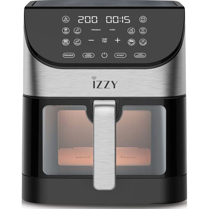 IZZY IZZY IZ-8217 με Αποσπώμενο Κάδο 1700 W 6 L Inox Φριτέζα Αέρος