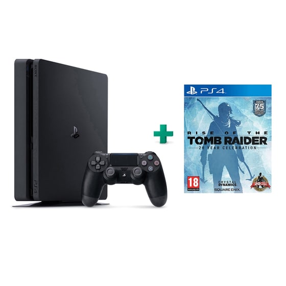 Sony PlayStation 4 - 1TB Slim D Chassis & Rise of the Tomb Raider 20 Year Celebration image 0