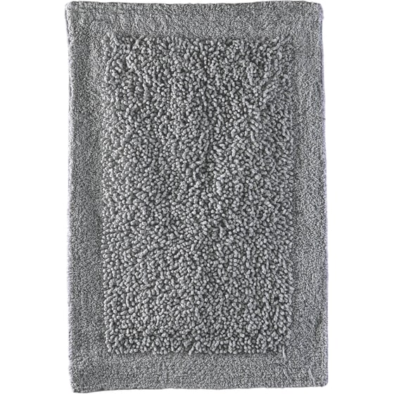 Πατάκι Μπάνιου Rythmos Home Rimmon Ορθογώνιο Βαμβακερό 60x90 cm - Γκρι image 0