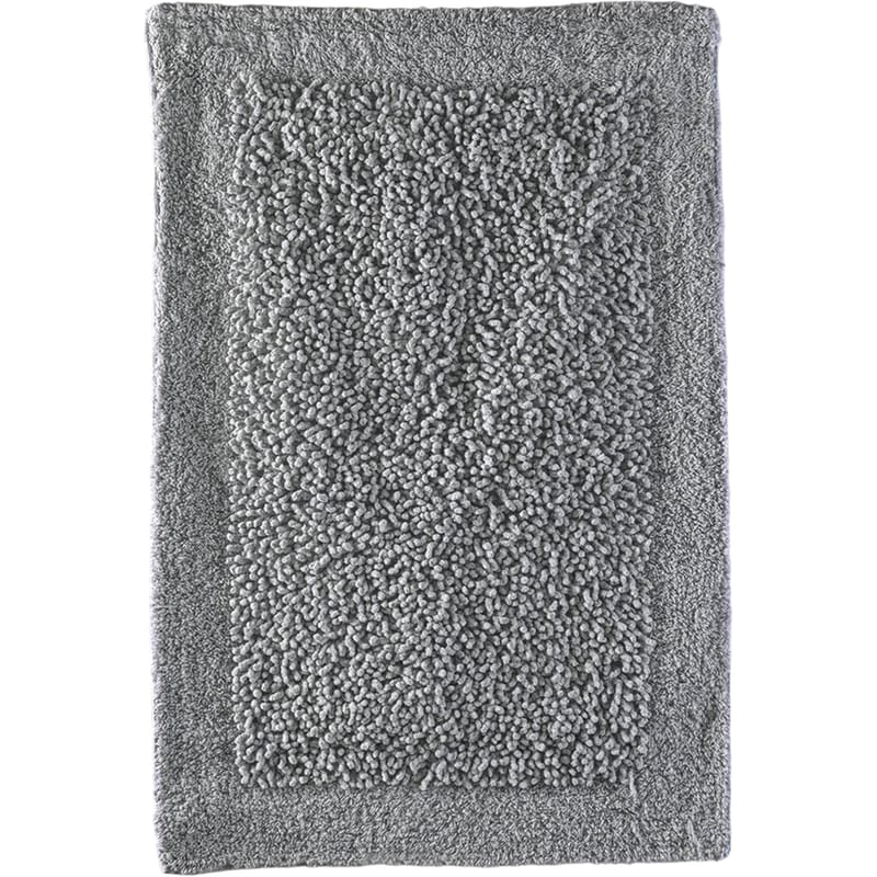 RYTHMOS HOME Πατάκι Μπάνιου Rythmos Home Rimmon Ορθογώνιο Βαμβακερό 60x90 cm - Γκρι