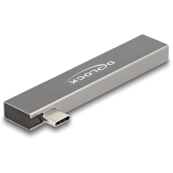 Delock Usb Hub 64274, 3x Θυρών, 10gbps, Usb-c Σύνδεση, Γκρι image 2