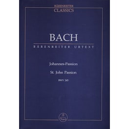 Βιβλίο Για Σύνολα Barenreiter Bach - St. John Passion Bwv 245 [pocket Score]