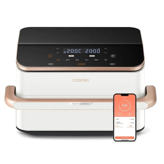 COSORI  CAF-TF101S-WEUR με Αποσπώμενο Κάδο 10 L 2800 W Λευκό/Ροζ Χρυσό Φριτέζα Αέρος image 0