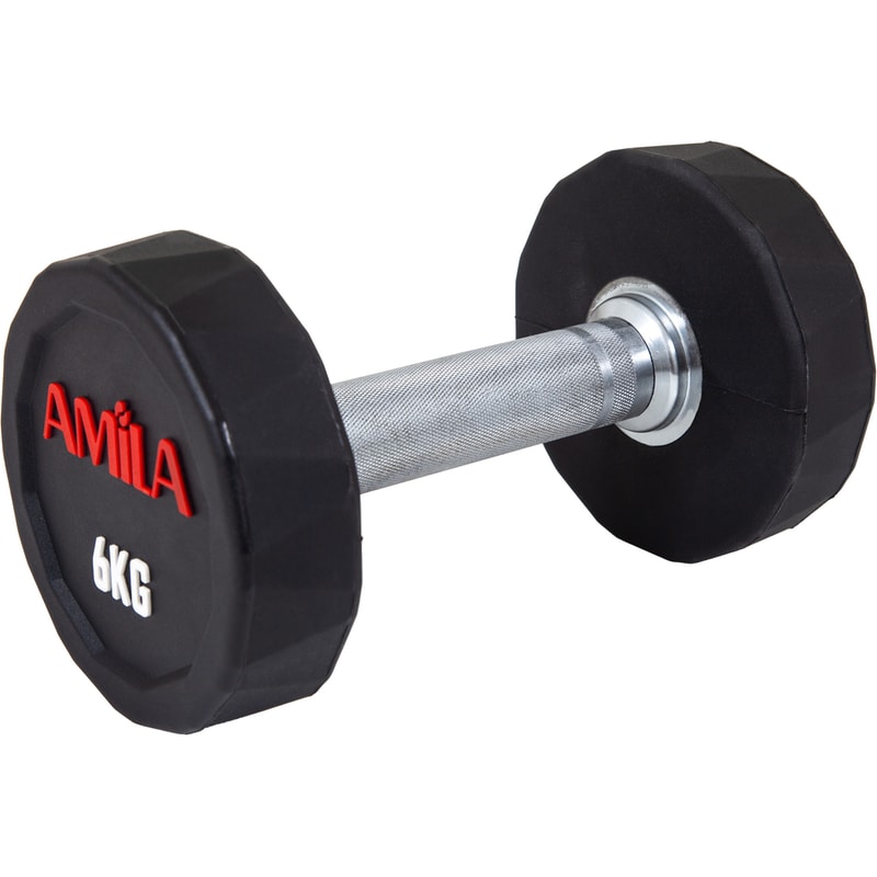 Βαράκι 6 kg Amila Πολυγωνικό 94354 1 Τμχ - Μαύρο