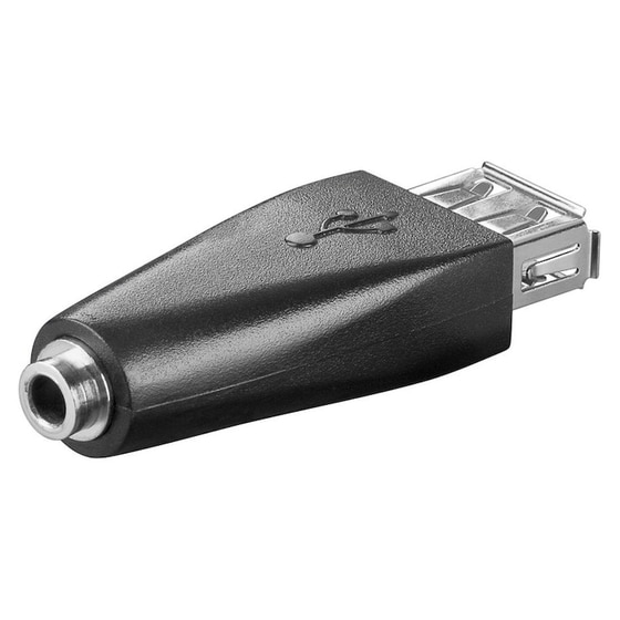 Αντάπτορας Goobay USB-A Female σε 3.5mm Female image 0