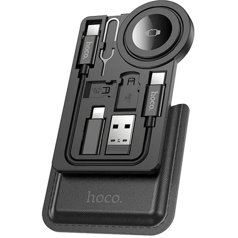 HOCO Σετ Ασύρματου Φορτιστή Hoco Cw58 με Αντάπτορες USB-C σε USB/Lightning για Apple Watch - 10 cm