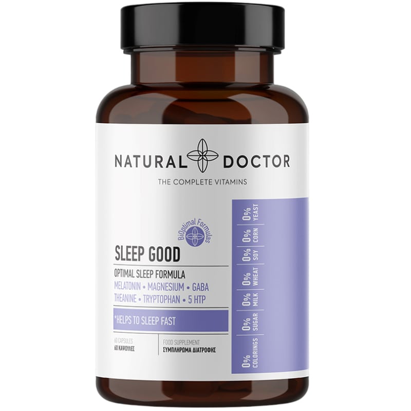 Ειδικό Συμπλήρωμα Διατροφής Natural Doctor Sleep Good - 60 κάψουλες