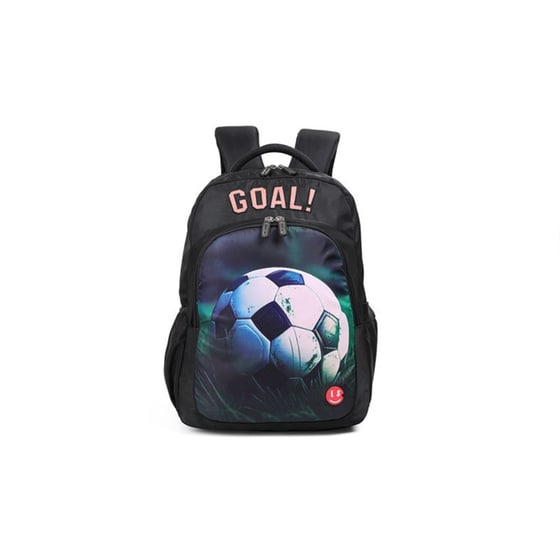 Τσάντα Πλάτης Lycsac Large Football Μαύρη image 2