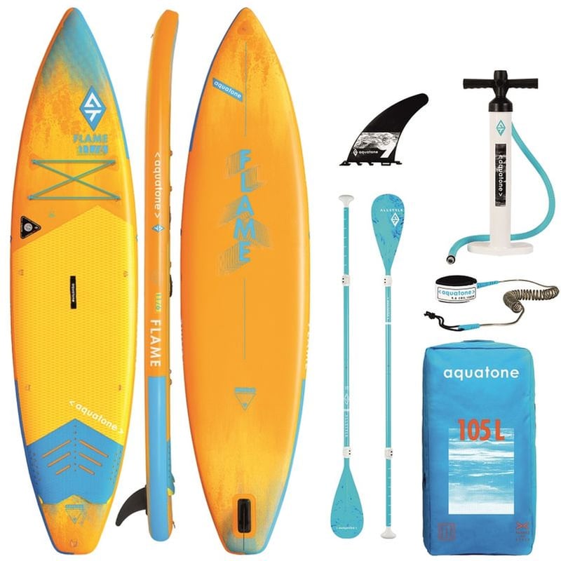 AQUATONE Φουσκωτή Σανίδα SUP Aquatone 381 x 81 - Πορτοκαλί