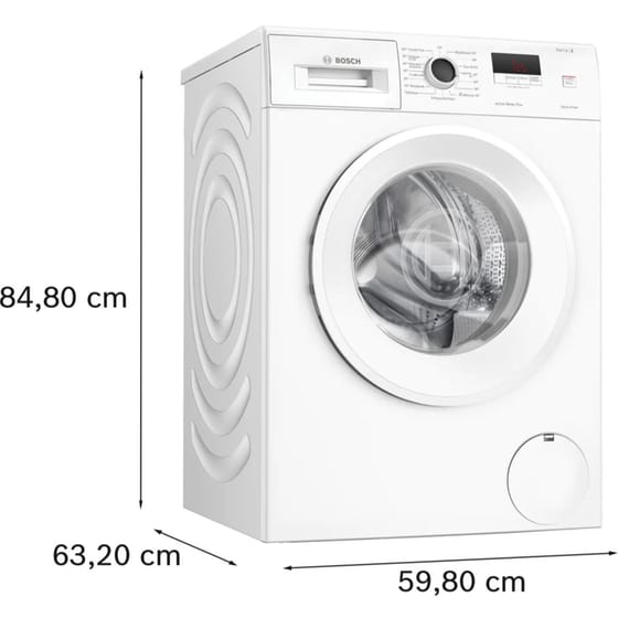 BOSCH WGE02400GR 7 kg 1.400 Στροφές Λευκό Πλυντήριο Ρούχων image 7