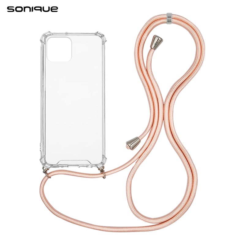 SONIQUE Θήκη Apple iPhone 11 Pro - Sonique Armor Clear - Ροζ Σατινέ