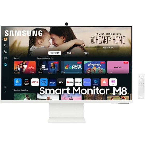Samsung Smart Monitor M80D LS32DM801UUXDU 32" 4Κ UHD VA Flat 60Hz 4ms image 0